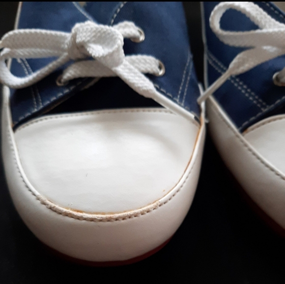 Vintage rampage denim sneaker kitten heel shoes sandal 90s y2k womens 8 - Picture 3 of 11